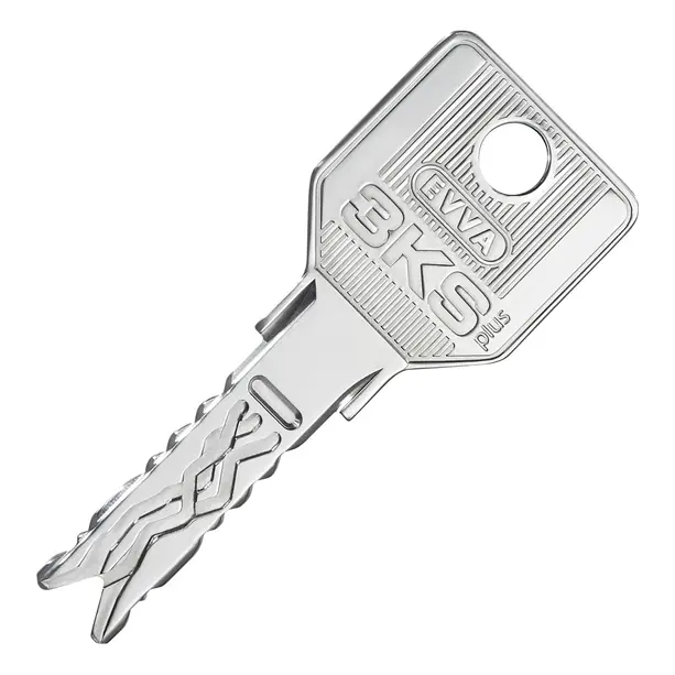 EVVA 3KS / 3KSplus Wendeschlüssel mit überlappenden Kurvenfräsungen